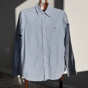 Ralph Lauren Classic Fit Check Button-Down Shirt – Size L